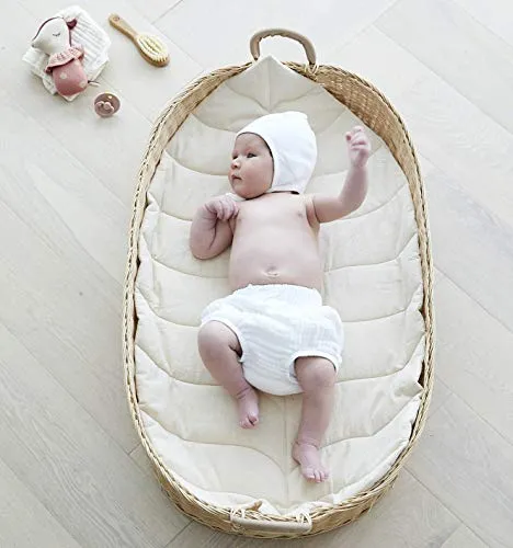 100% Natural Bebe Bask Handmade Baby Changing Basket