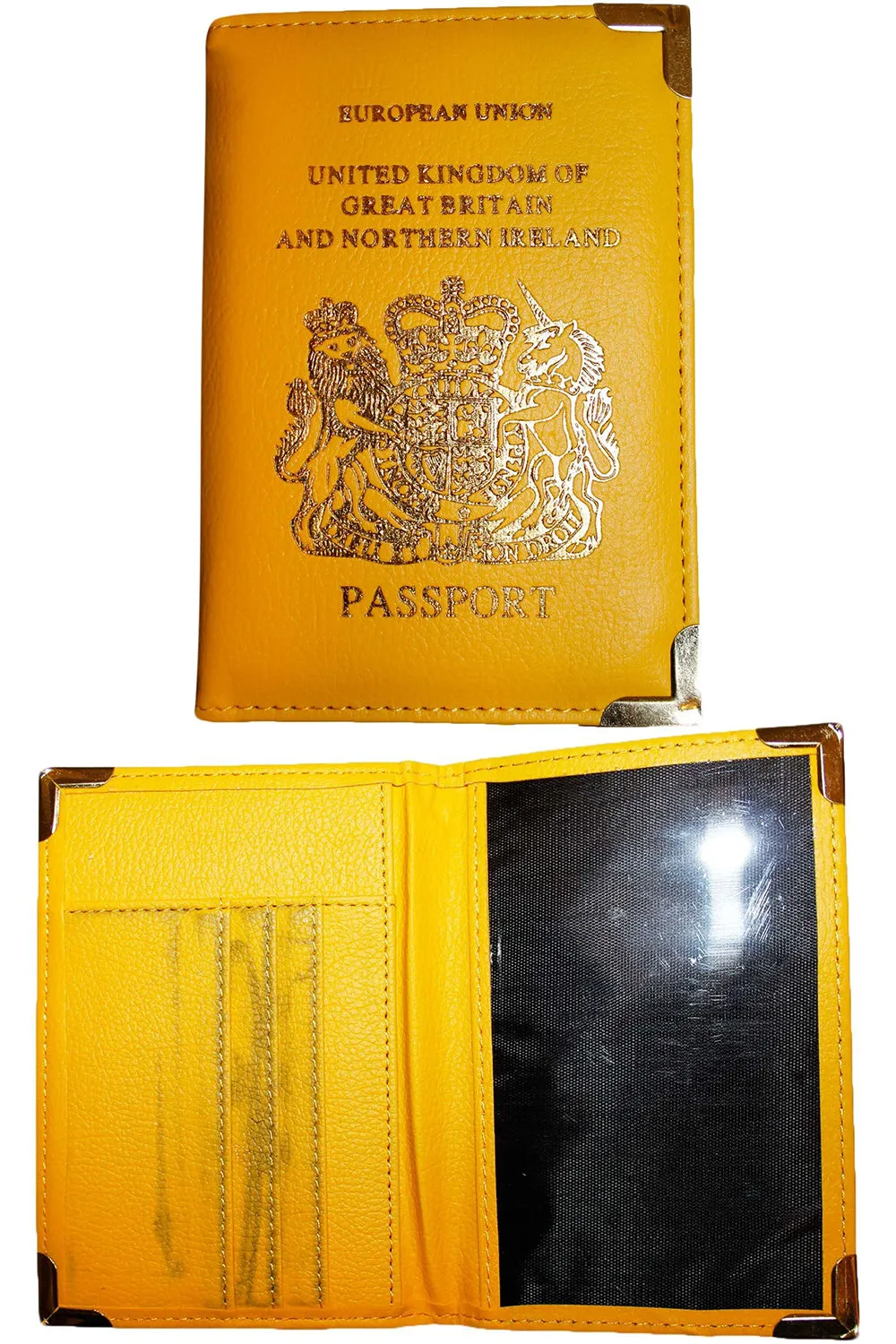 100 Pieces Passport Holder PU Leather Cover