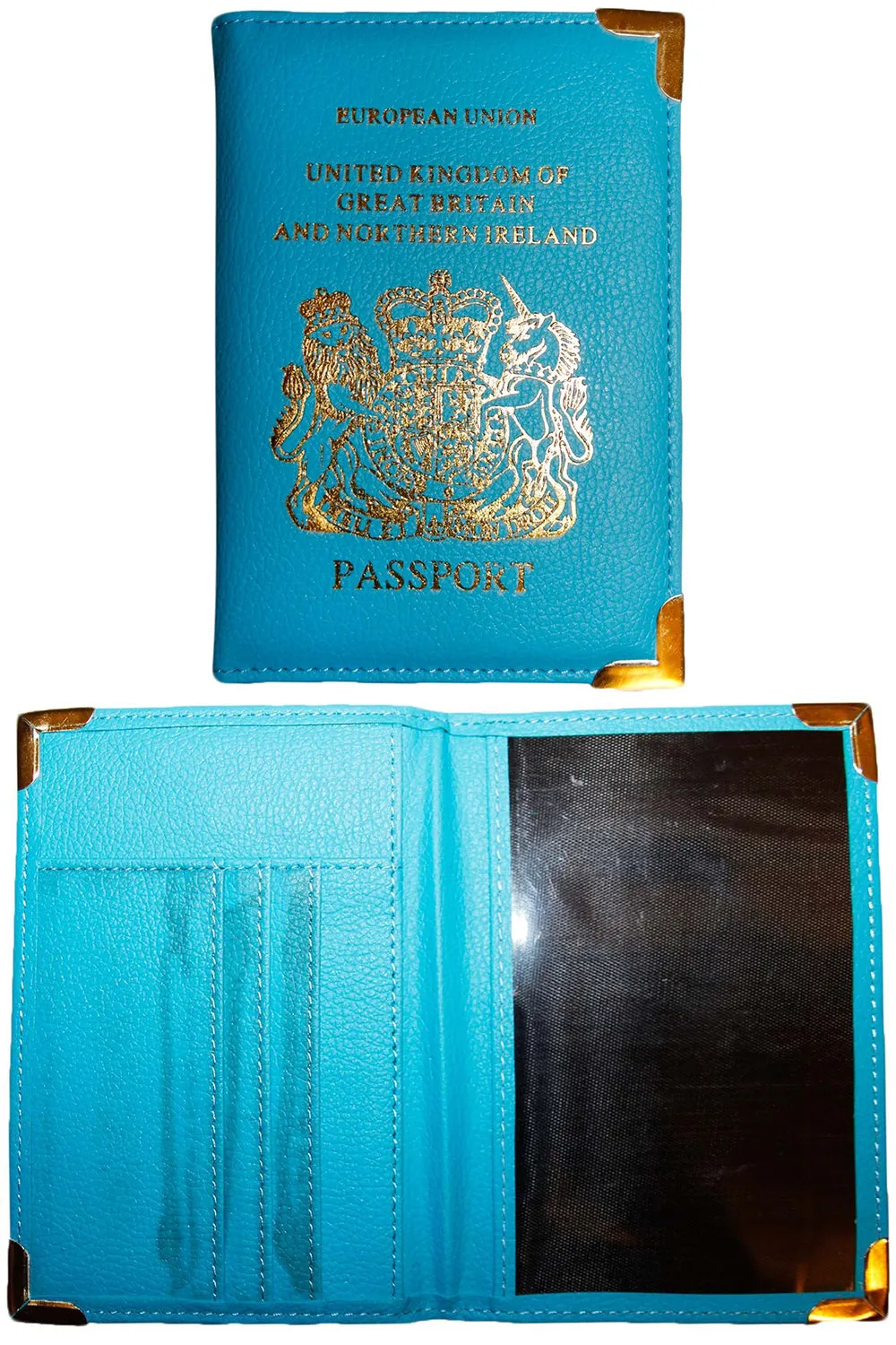 100 Pieces Passport Holder PU Leather Cover