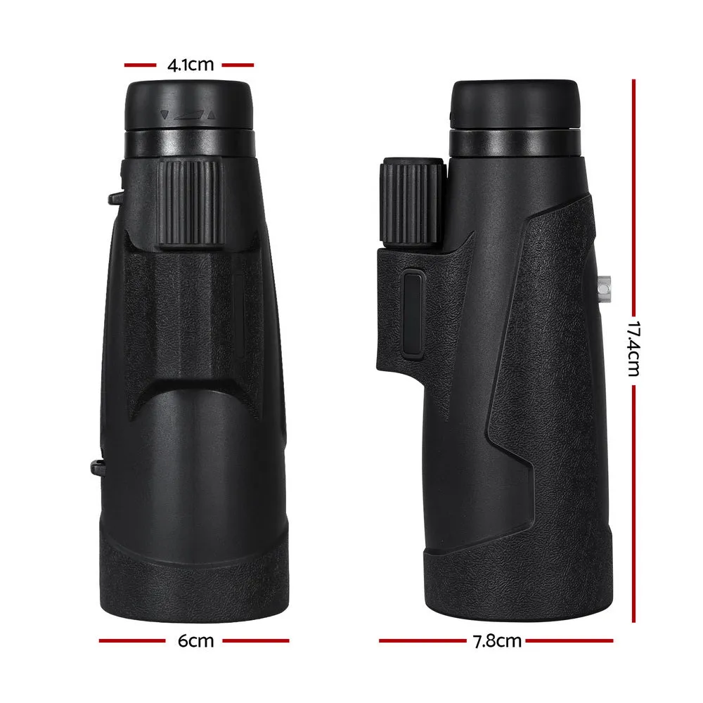 12x50mm HD Zoom Optical Monocular Telescope Portable Camping Live Concert