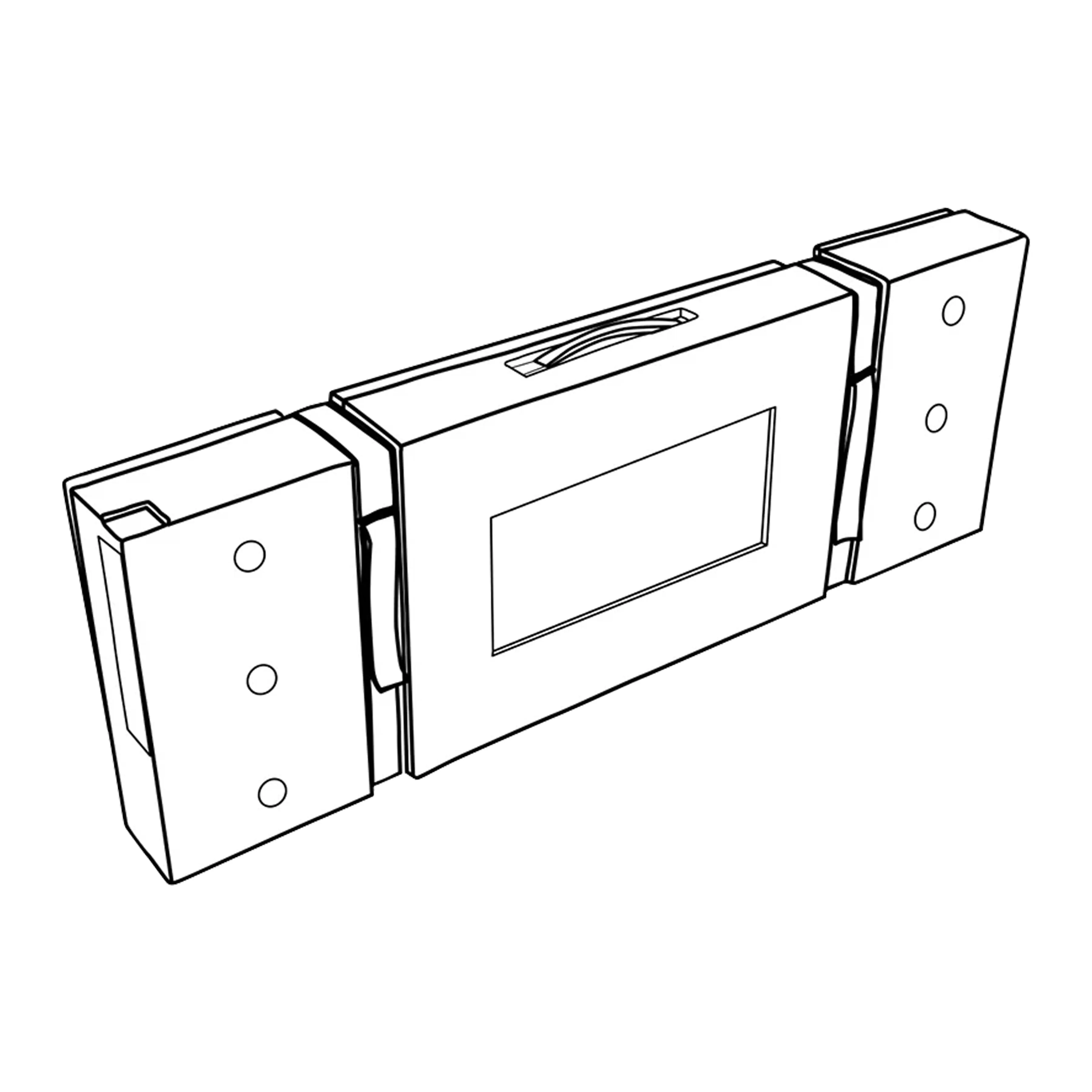 18" x 51" x 4.5" Rotobox