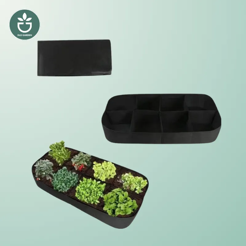 1Pcs Garden Planting Bed 4/8 Grids Reusable Fabric