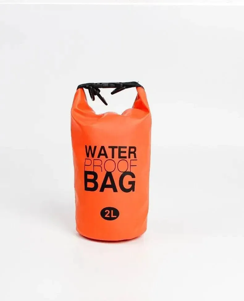 2 Liter Waterproof Dry Bag Storage Swimming Kayak River Hiking Float Sailing Canoe Diving Compression Backpack