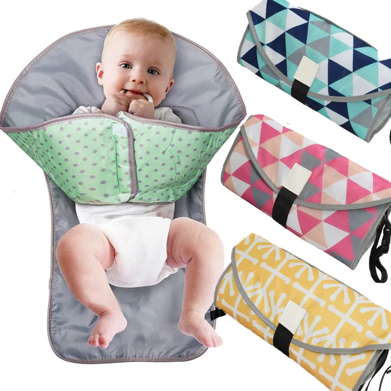 3in1 Portable Waterproof Baby Diaper Changing Pad