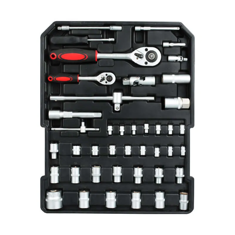 499pcs Tool Kit Trolley Case Mechanics Box Toolbox Portable Diy Set