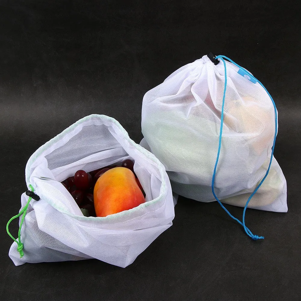 5 Piece Reusable Mesh Bag