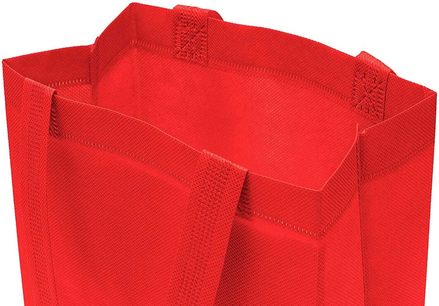 8x4x10 Small Red Heat Sealed Reusable Fabric Bags