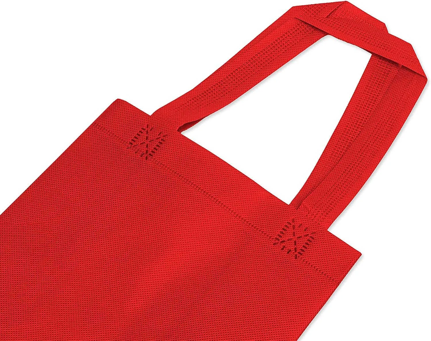 8x4x10 Small Red Heat Sealed Reusable Fabric Bags