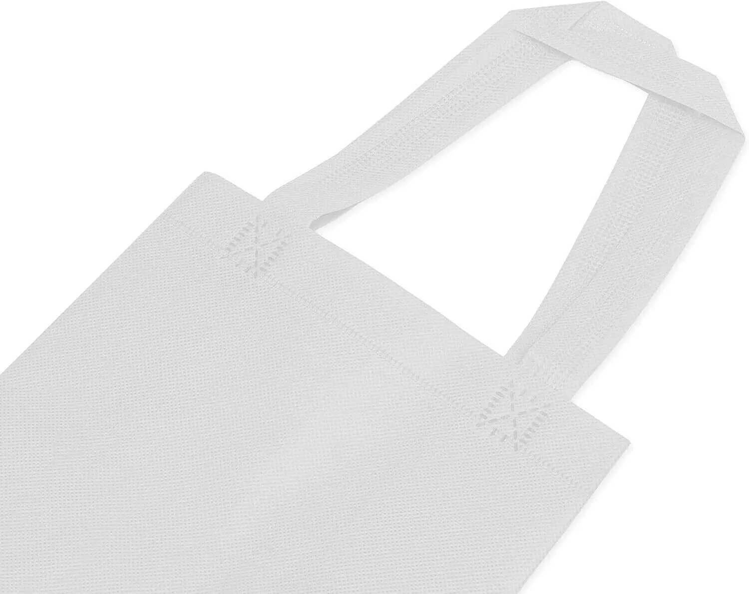 8x4x10 Small White Heat Sealed Reusable Fabric Bags