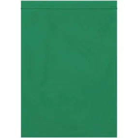 9 x 12" - 2 Mil Green Reclosable Poly Bags