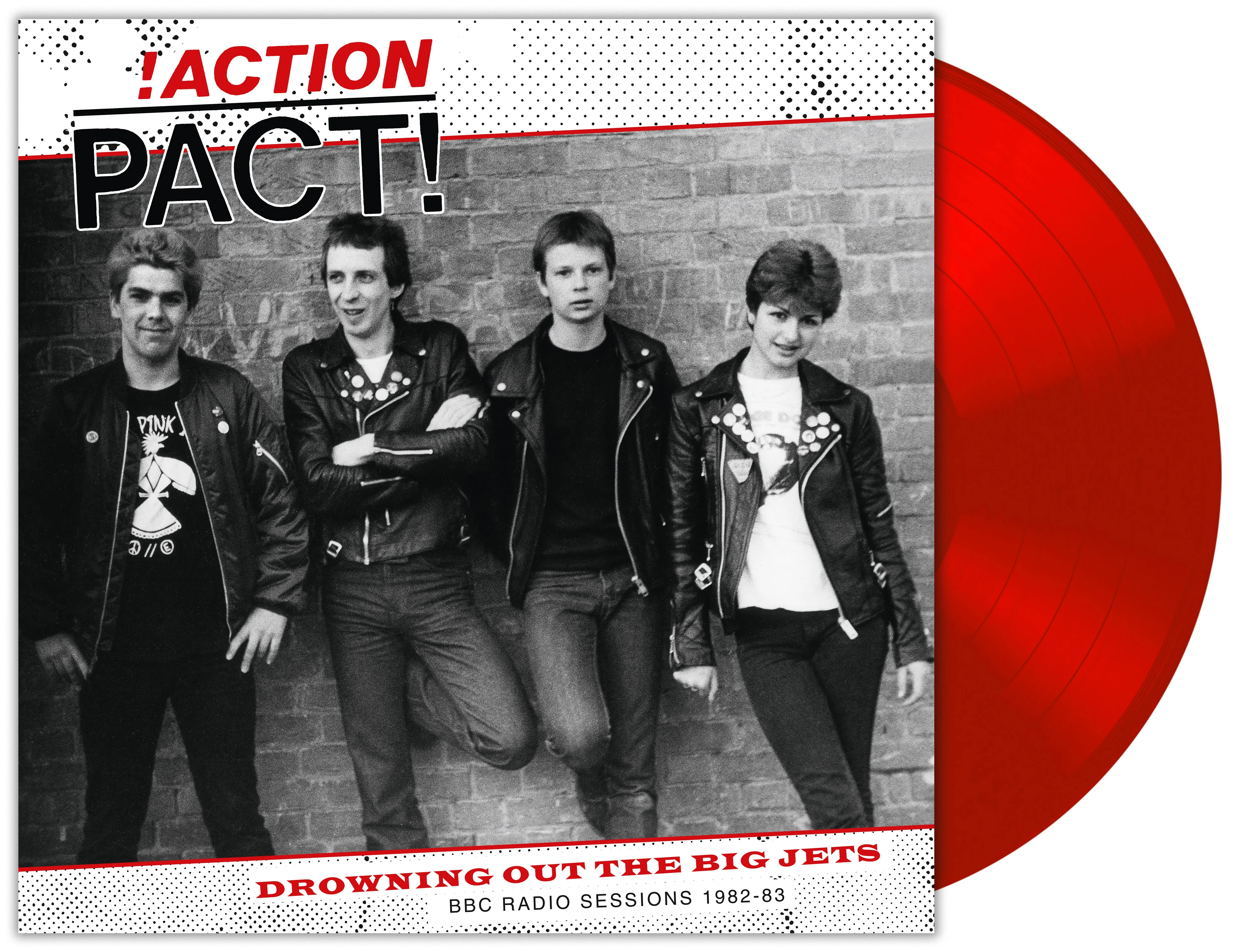 Action Pact 'Drowning Out the Big Jets' (BBC Radio Sessions) red vinyl LP