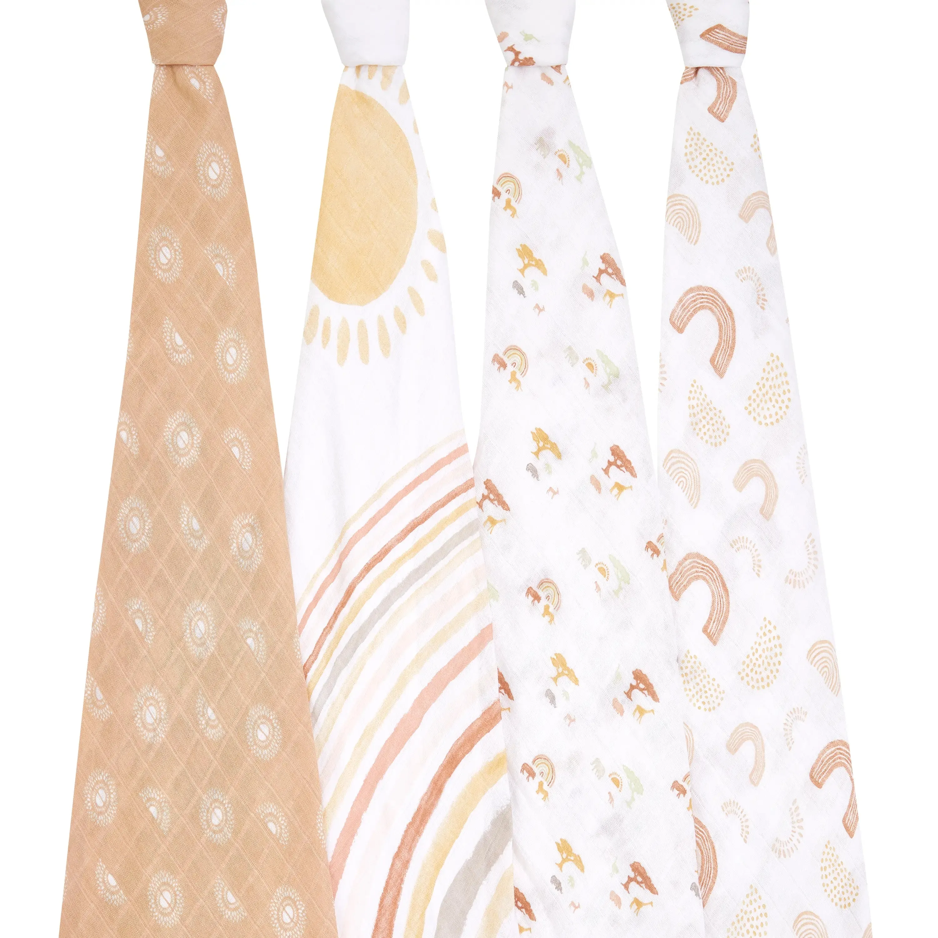 Aden   Anais - Premium Collection - Cotton Muslin Swaddles - 4 Pack