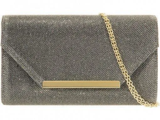 Alexandra Glitter Envelope Clutch Bag