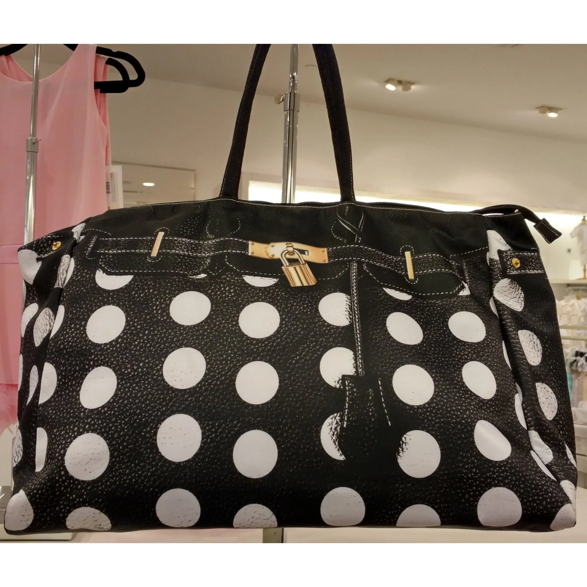 Amiana Polka Dot Diaper Bag