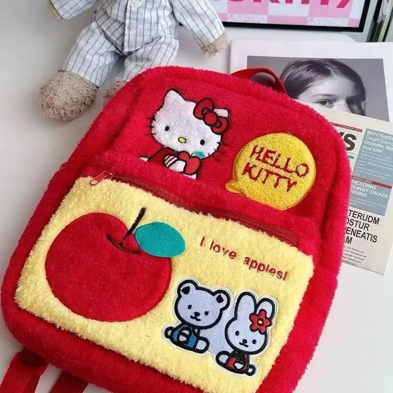 Apple Kitty Book Bag