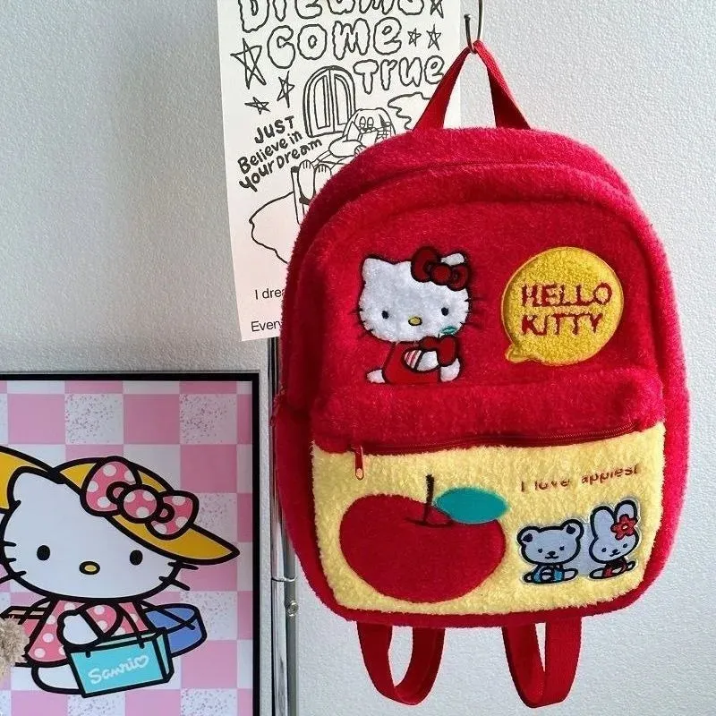 Apple Kitty Book Bag