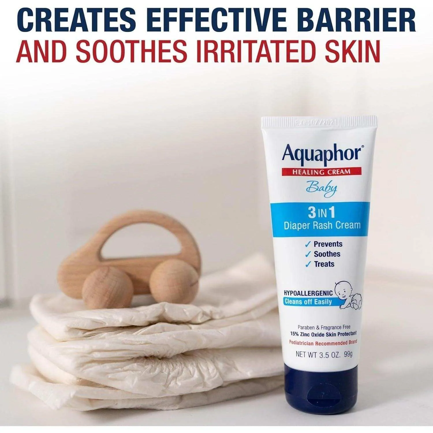 Aquaphor Baby Diaper Rash Cream - 3.5 oz