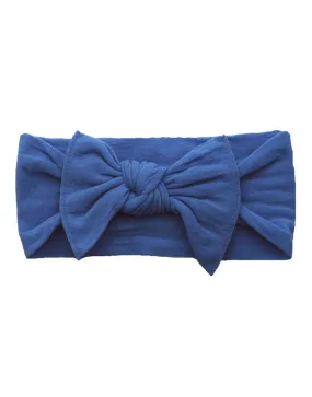 Baby Bling Bows - Classic Knot - Denim