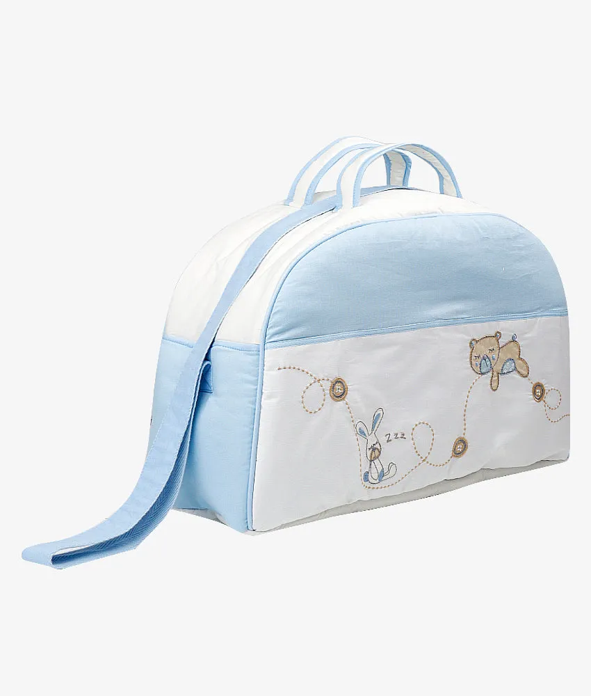 Baby Duffel Bag  (XL) – Blue Bear Theme