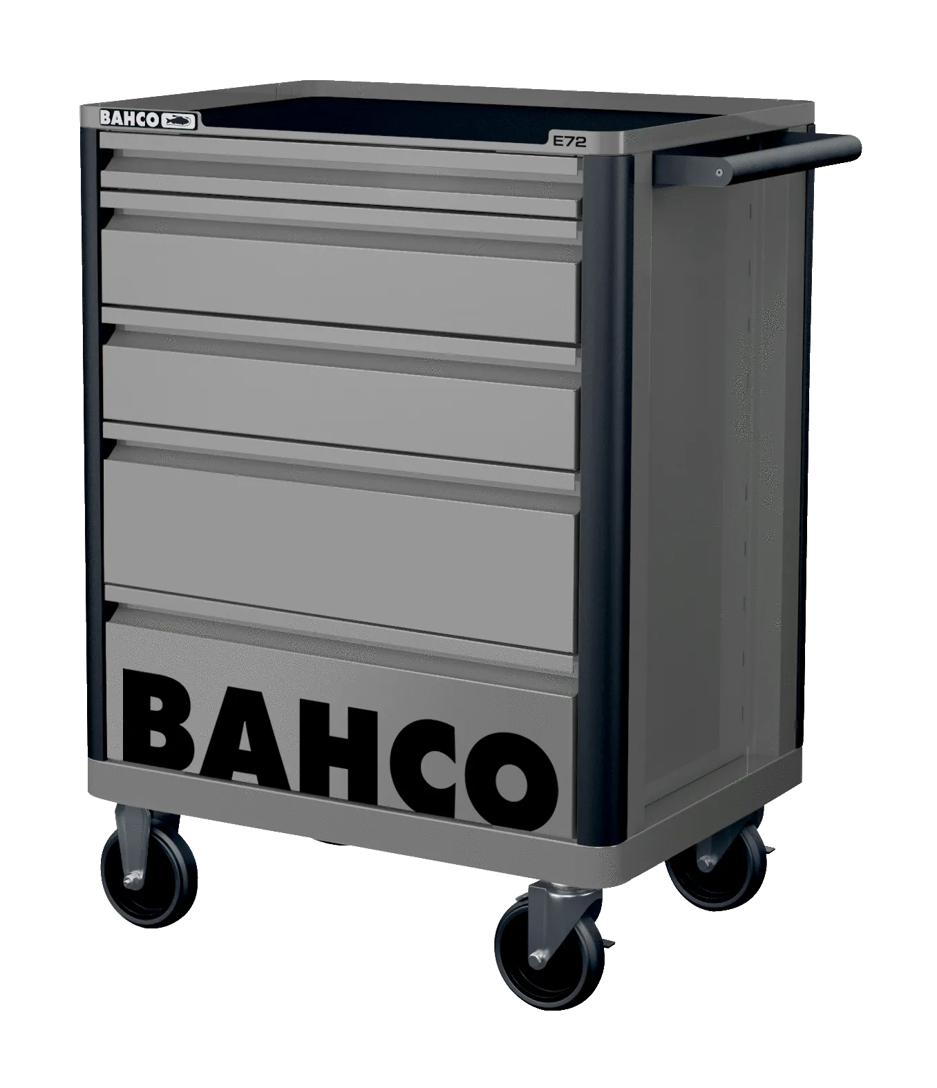 Bahco 1472K5GREY E72 5 Drawer Grey Mobile Roller Cabinet