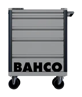 Bahco 1472K5GREY E72 5 Drawer Grey Mobile Roller Cabinet