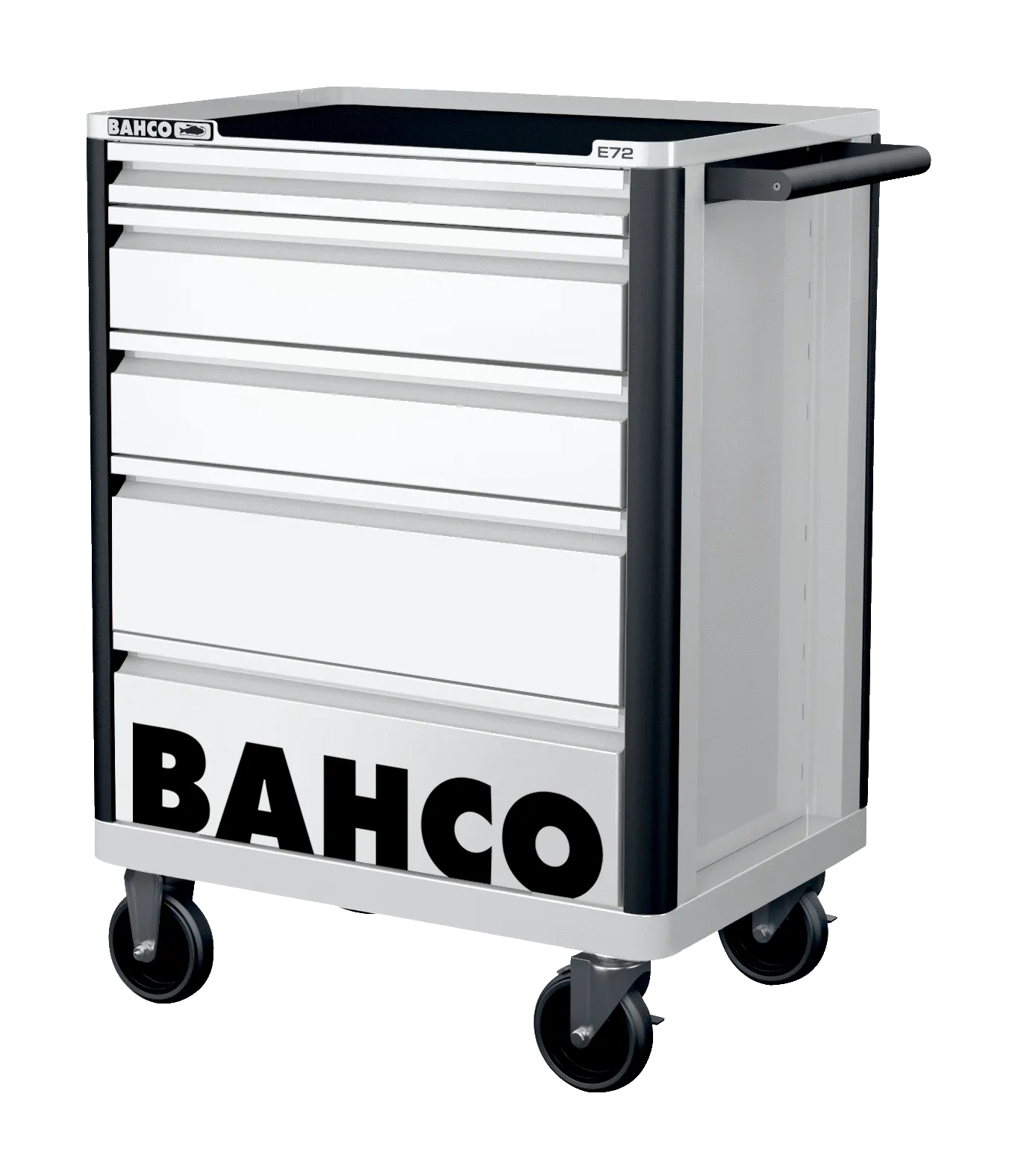 Bahco 1472K5WHITE E72 5 Drawer White Mobile Roller Cabinet