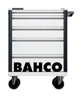 Bahco 1472K5WHITE E72 5 Drawer White Mobile Roller Cabinet