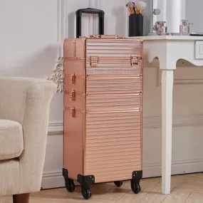 Beauty Cosmetics Jumbo Trolley(Rose gold)