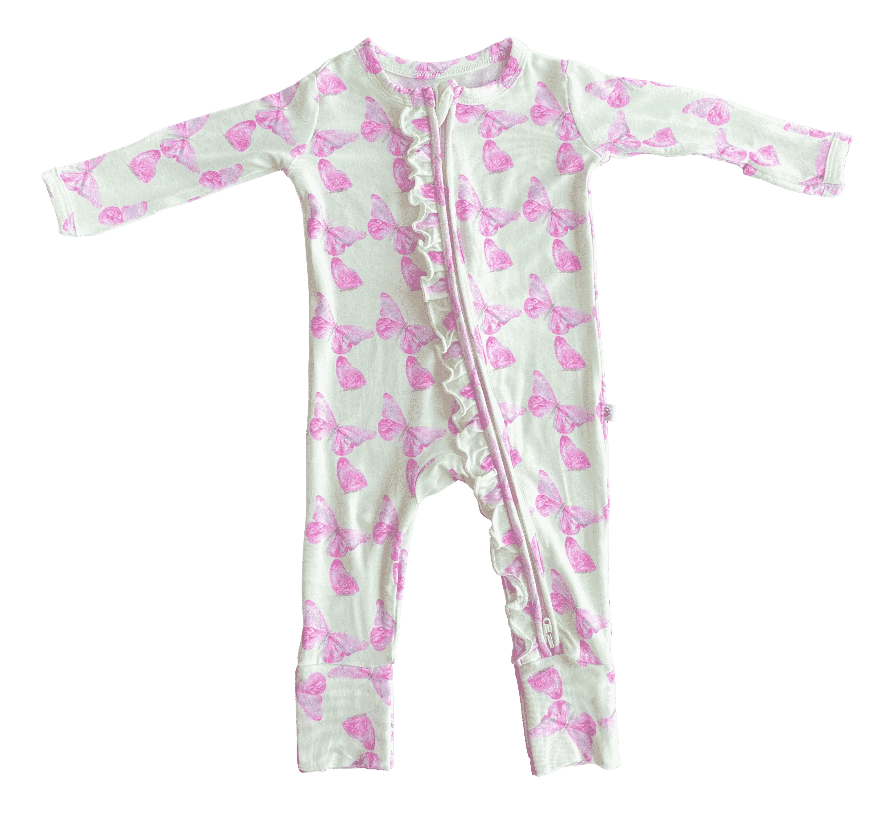 Birdie Bean Ava Ruffle Zip Convertible Romper