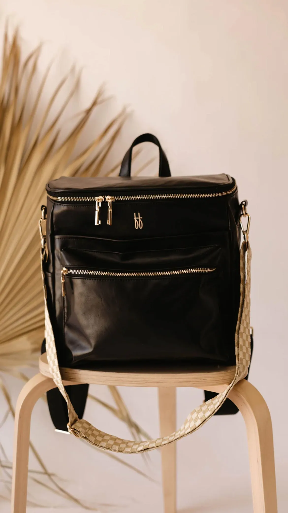 Black | Forever French Diaper Bag