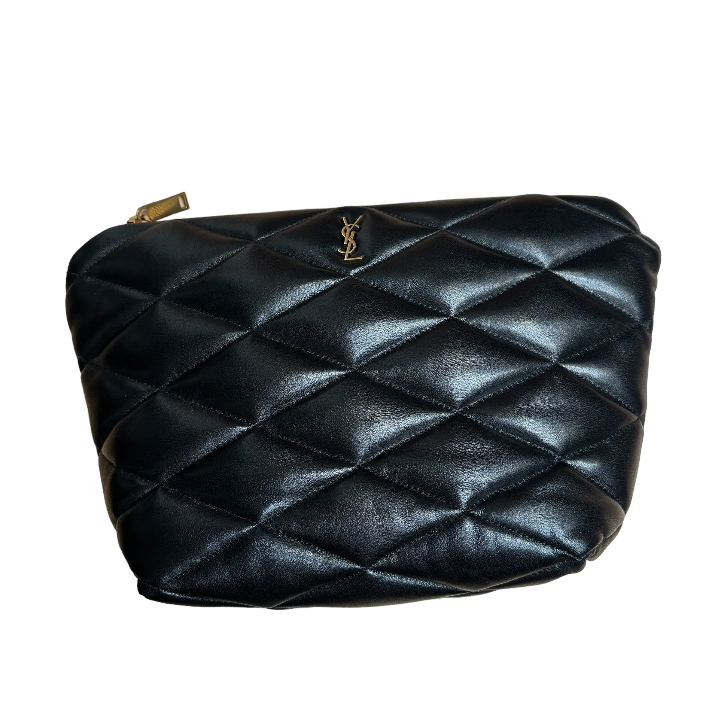 Black Padded Day Clutch