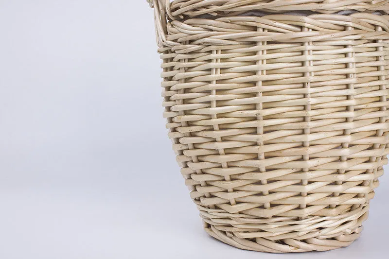 Bohemian Jane Birkin Style Wicker Straw Mini Basket Bag