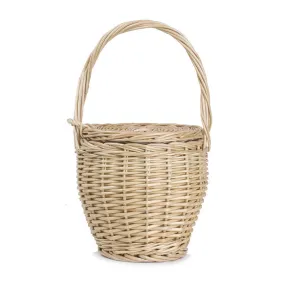 Bohemian Jane Birkin Style Wicker Straw Mini Basket Bag