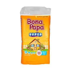 BONA PAPA SUPER BABY DIAPERS S-2 MINI 3-6 KG 50PCS