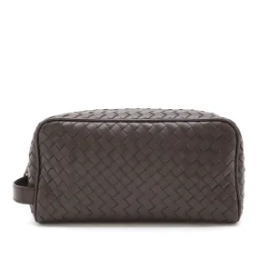 Bottega Veneta Intrecciato Leather Clutch Bag 174361