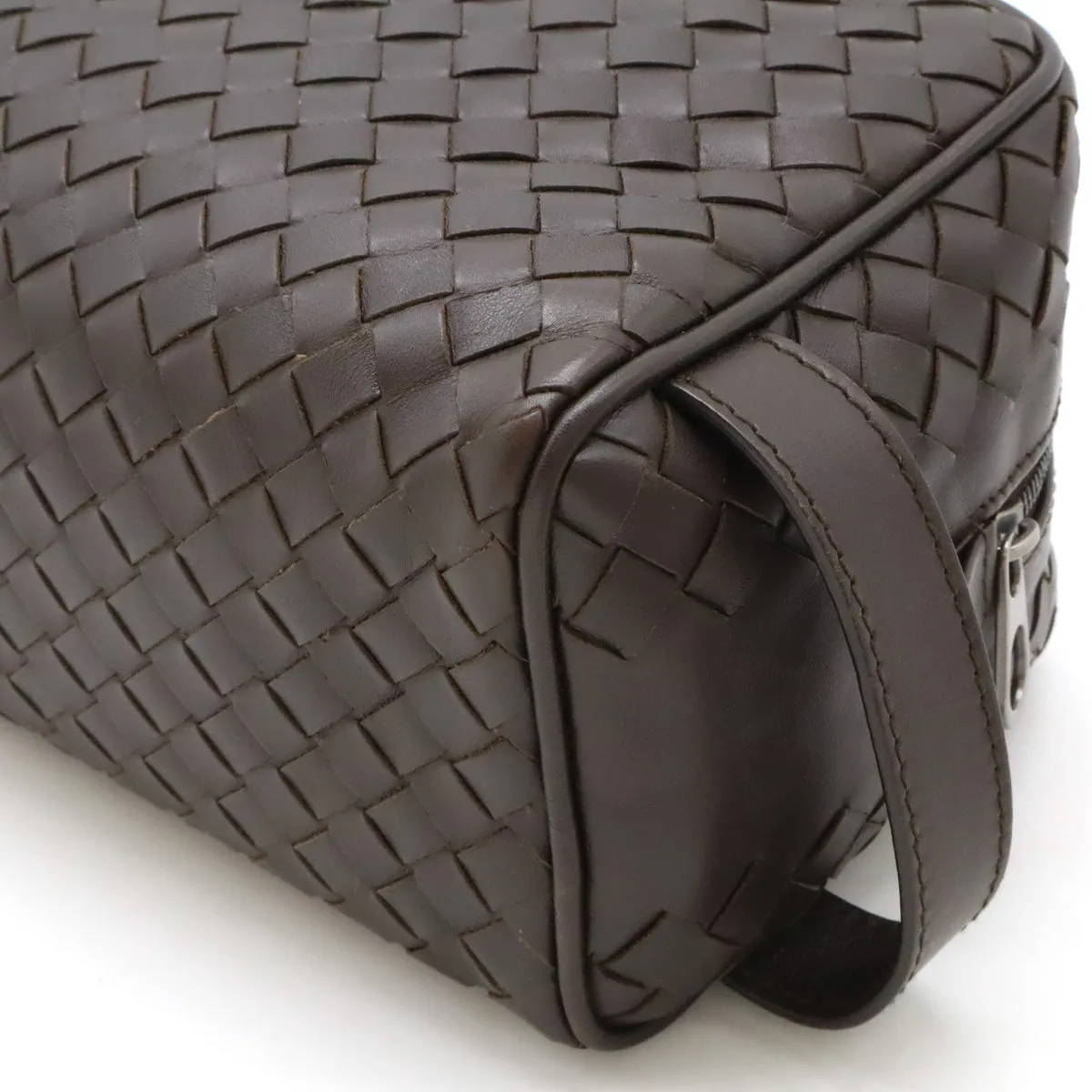 Bottega Veneta Intrecciato Leather Clutch Bag 174361