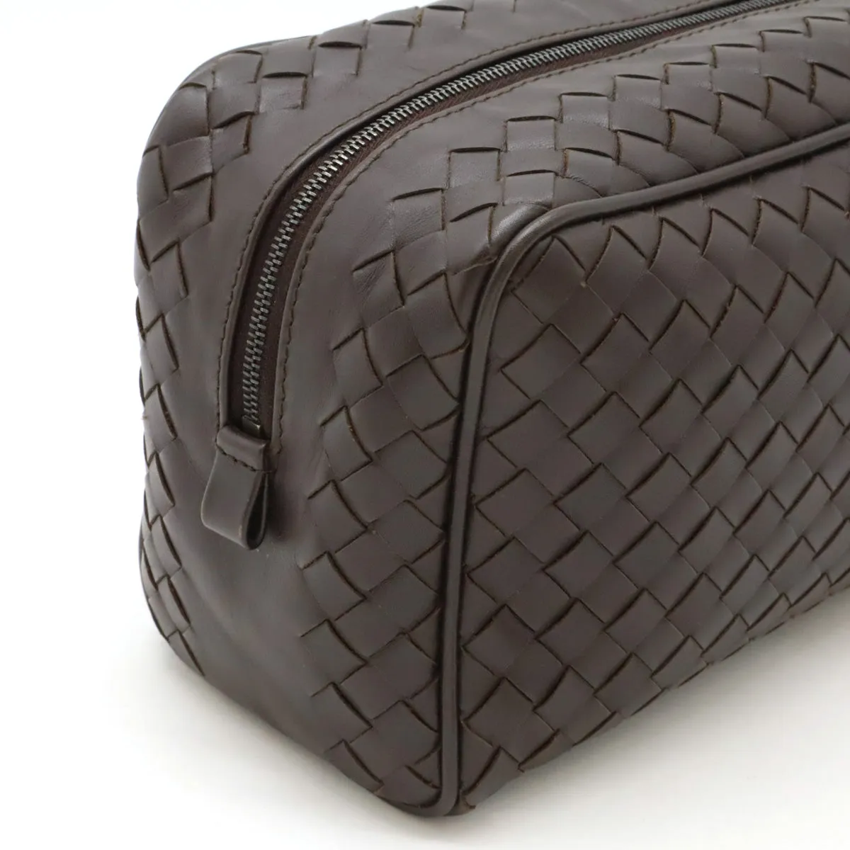 Bottega Veneta Intrecciato Leather Clutch Bag 174361