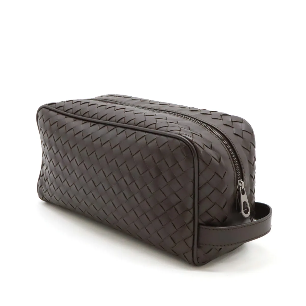 Bottega Veneta Intrecciato Leather Clutch Bag 174361