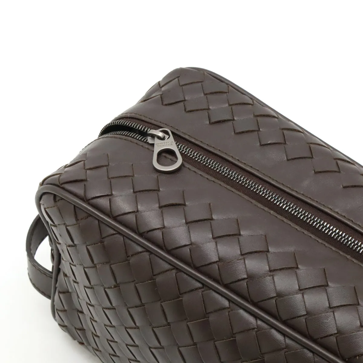 Bottega Veneta Intrecciato Leather Clutch Bag 174361