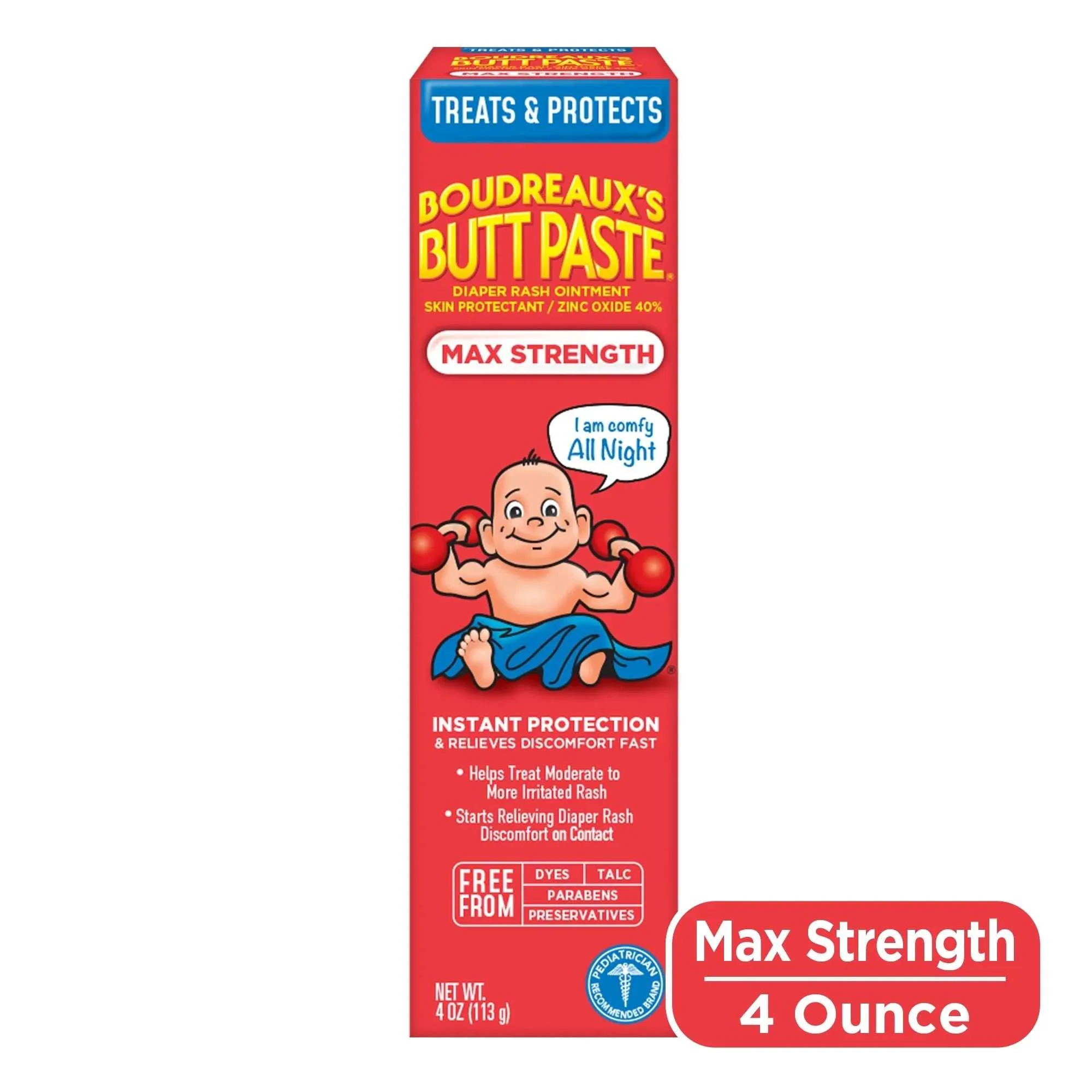 Boudreaux's Butt Paste Maximum Strength Diaper Rash Cream