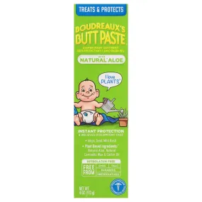 Boudreaux's Butt Paste With Natural Aloe Diaper Rash Cream