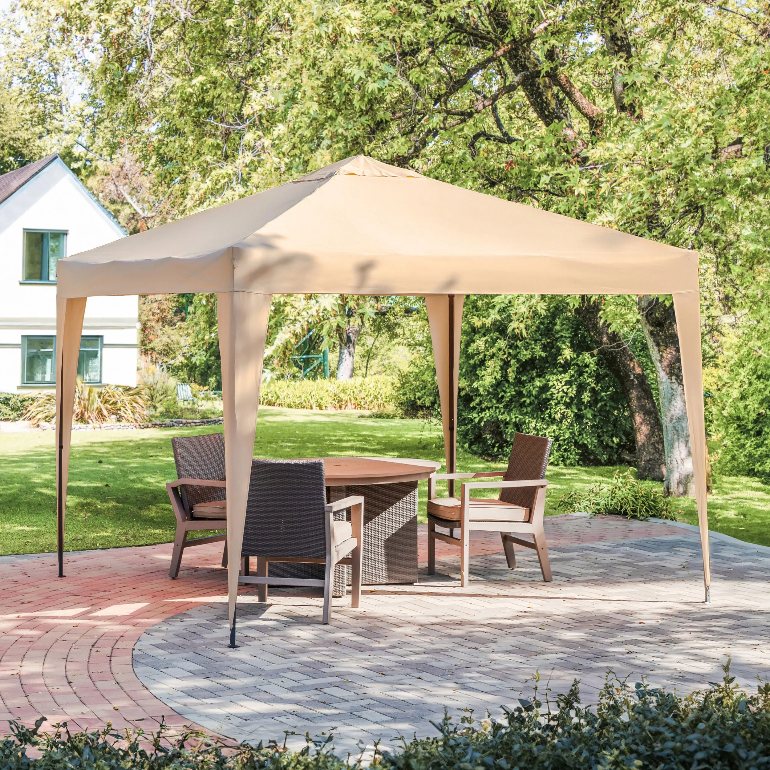 Briar Easy Set-Up Adjustable Outdoor Pop Up Gazebo with Soft Top and Carry Bag