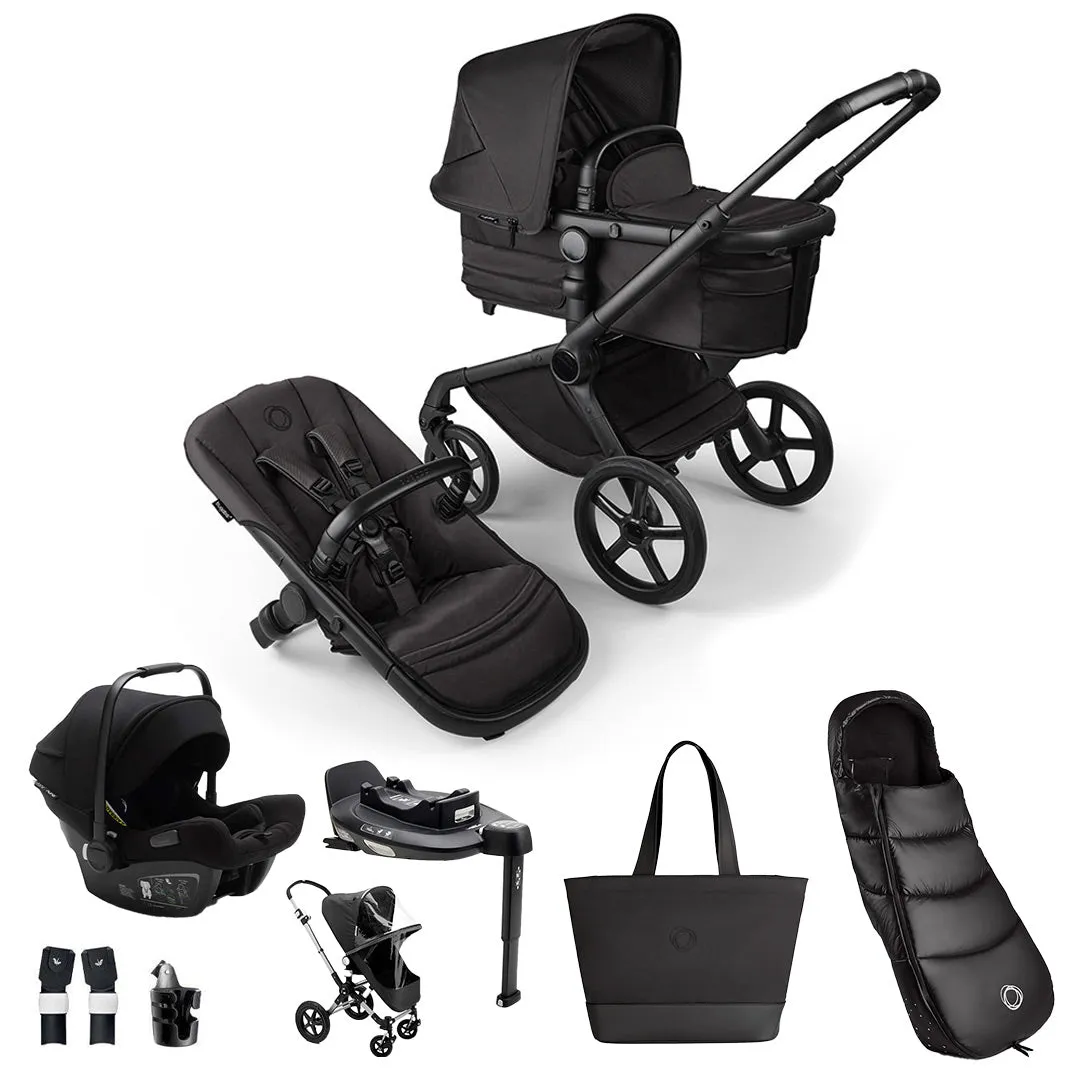 Bugaboo Fox 5 Ultimate Noir Limited Edition   Turtle Air Travel System