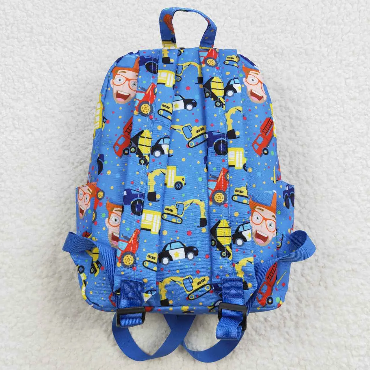 cartoon blue print backpack bag BA0090