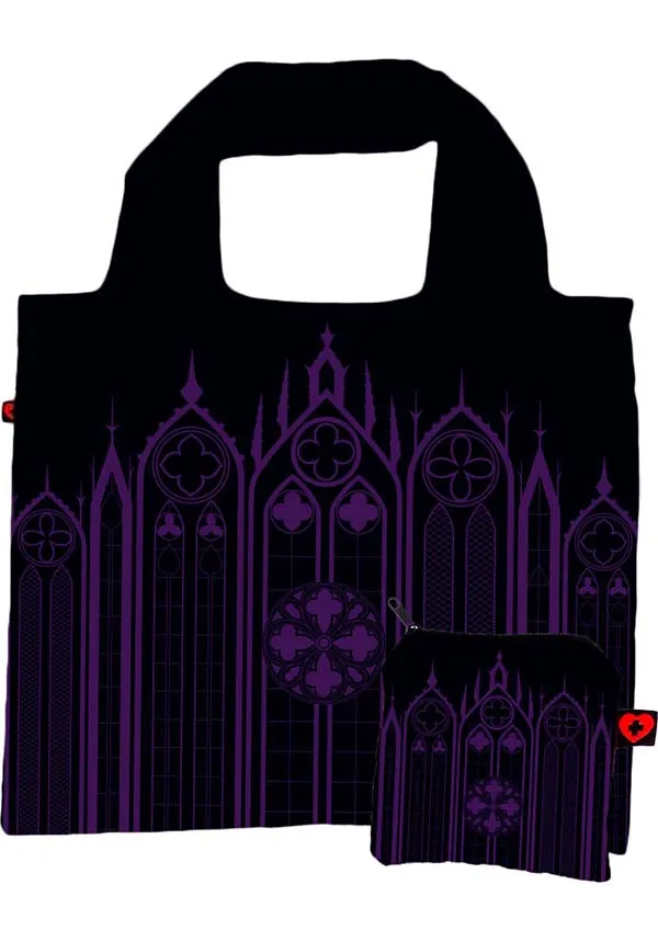 Cathedral [Purple] | REUSABLE TOTE BAG