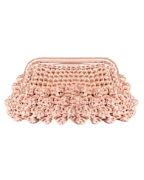 Champagne Popcorn Clutch Bag