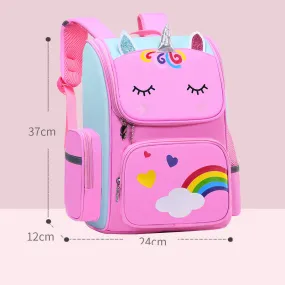 Children School Bags Primary School Students Grades 1 to 6 unicorn Cute