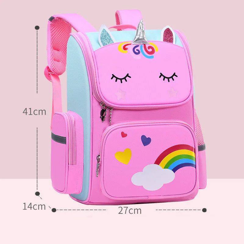 Children School Bags Primary School Students Grades 1 to 6 unicorn Cute