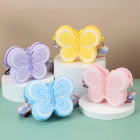 Children's Silicone Butterfly Shoulder Bags