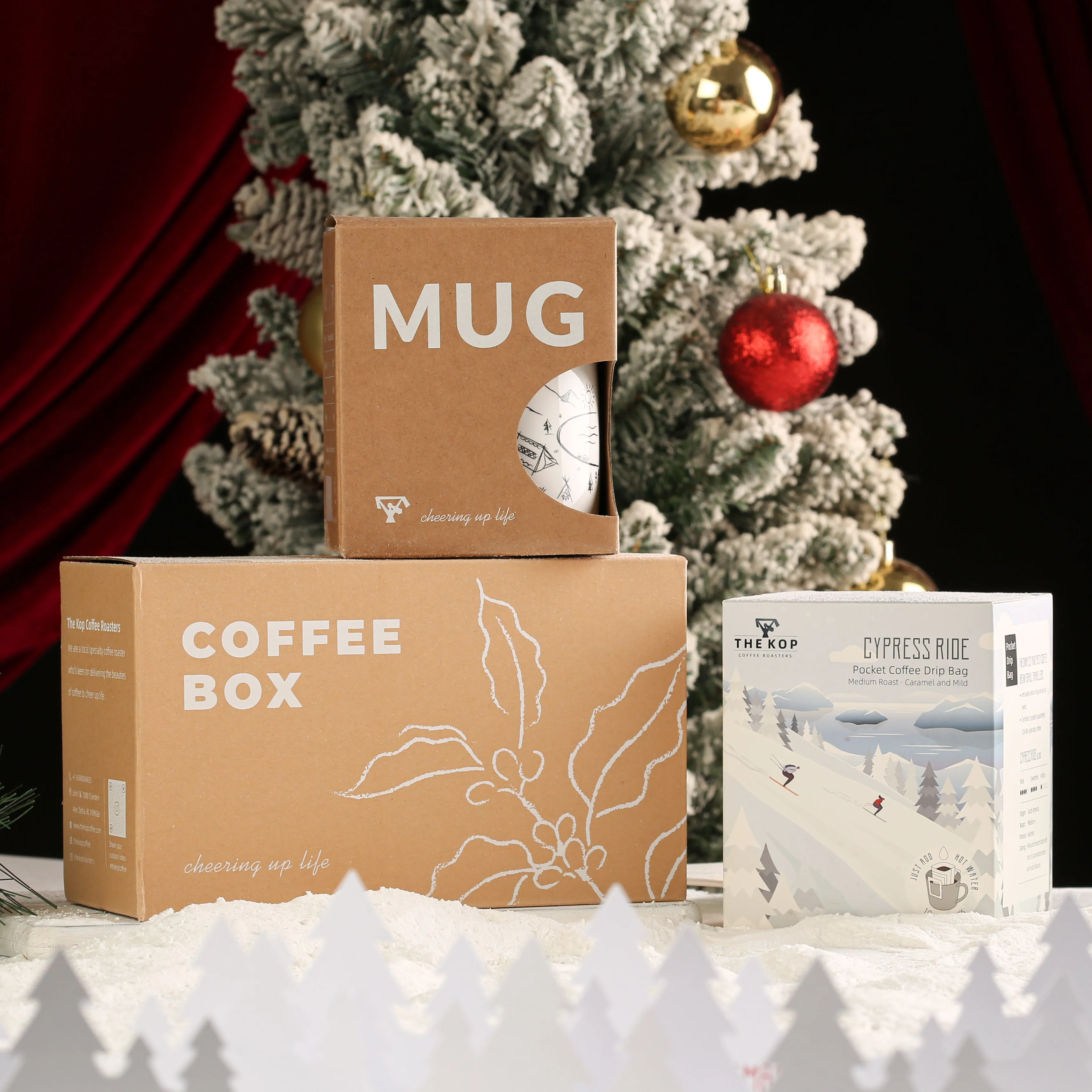 Christmas Coffee Box | Coffee Drip Bag   Mug